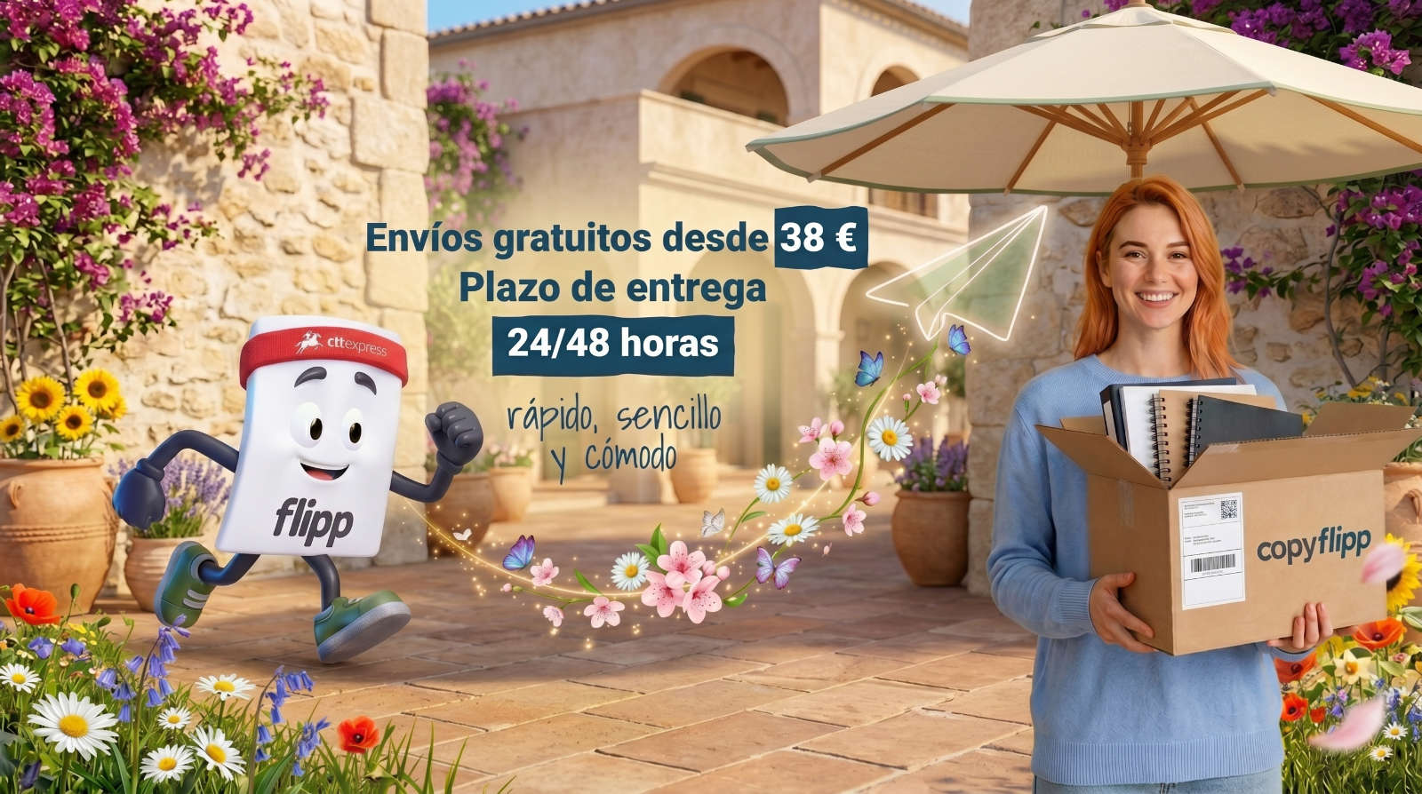 Envíos gratuitos desde 38 €, entrega en 24/48 horas, rápido, sencillo y cómodo